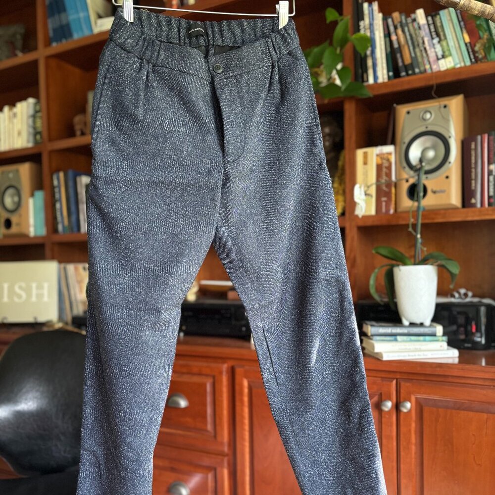 Club Monaco Dress Joggers – Dark Blue Speckled (Size Small)